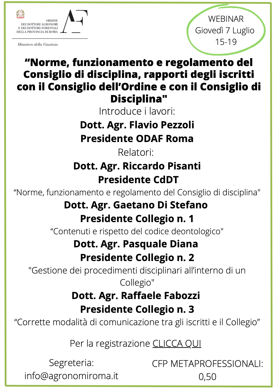 Norme, funzionamento e regolamento del Consiglio di disciplina, rapporti degli iscritti con il Consiglio dell’Ordine e con il Consiglio di Disciplina